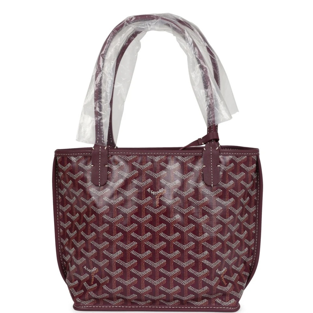 NWT Goyard Anjou Mini Bag - Burgundy